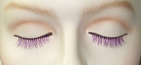 Purple Color Eyelashes